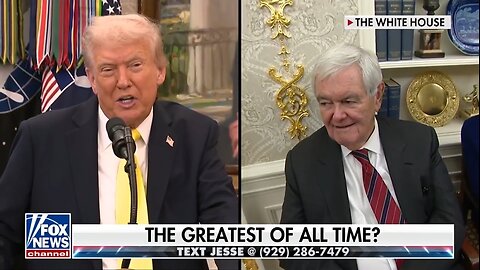 Newt Gingrich: Trump Will Be The Third Greatest President Ever!