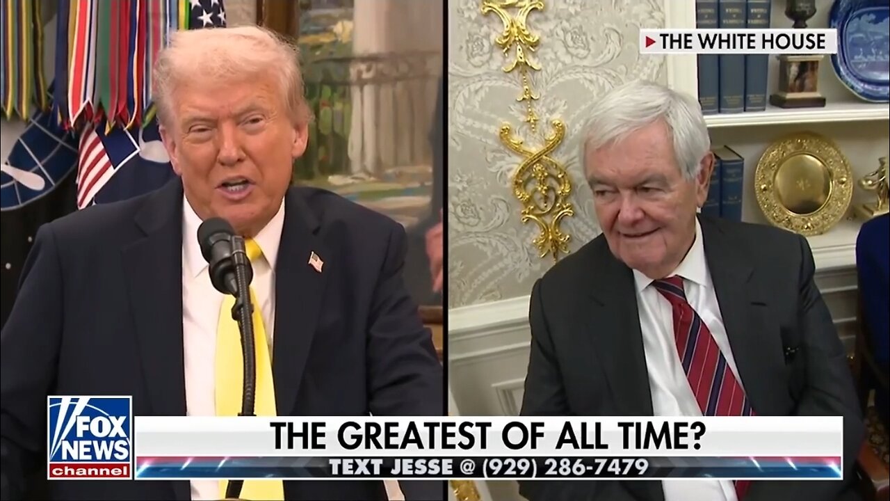 Newt Gingrich: Trump Will Be The Third Greatest President Ever!