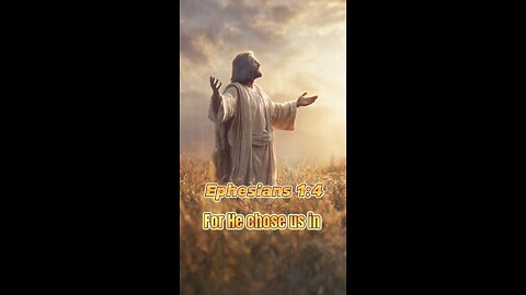 God Chose You Before Creation | Jeremiah 1:5 & Ephesians 1:4 #DailyBibleInspiration #DailyBible #god