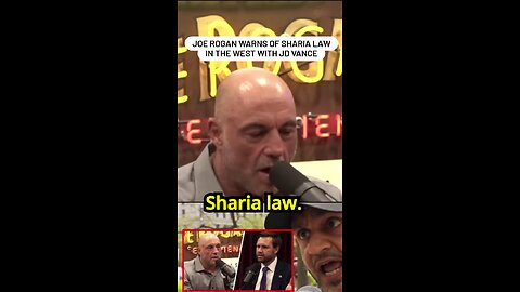 Joe Rogan warns about Sharia law invading the West with vice presidential candidate JD Vance