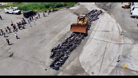 NYC Smashes 100,000 Illegal Mopeds and Ghost Cars!