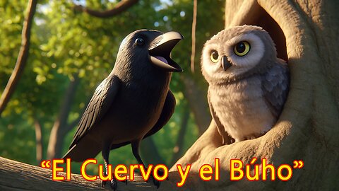 El Cuervo y el Búho | Fábula sobre el Orgullo y la Sabiduría | Historia Animada