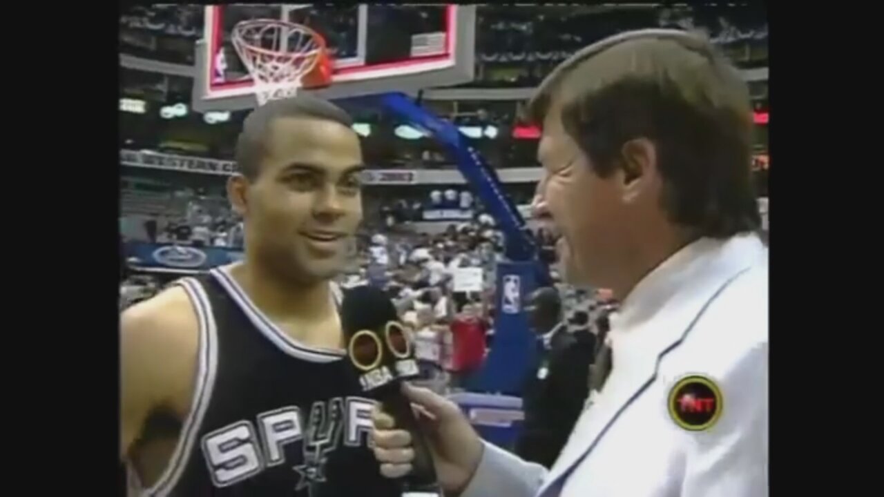 Tony Parker 25 Points 5 Ast @ Mavericks, 2003 Playoffs Game 4.