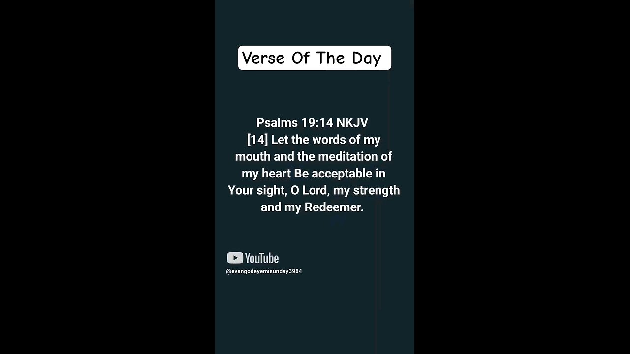 Verse Of The Day