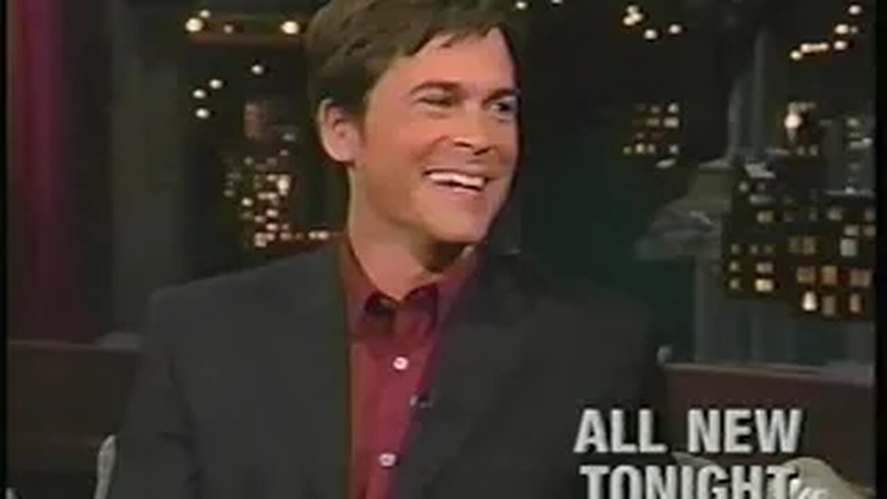 September 23, 2004 - Promo for Rob Lowe on Letterman