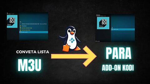 Converta lista m3u para Add-on