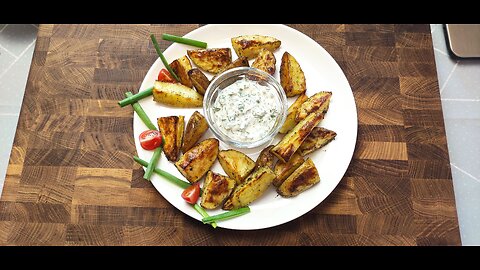 Crispy Roasted Potatoes With Provencal Herbs | Golden Potato Wedges | Pure Taste ASMR