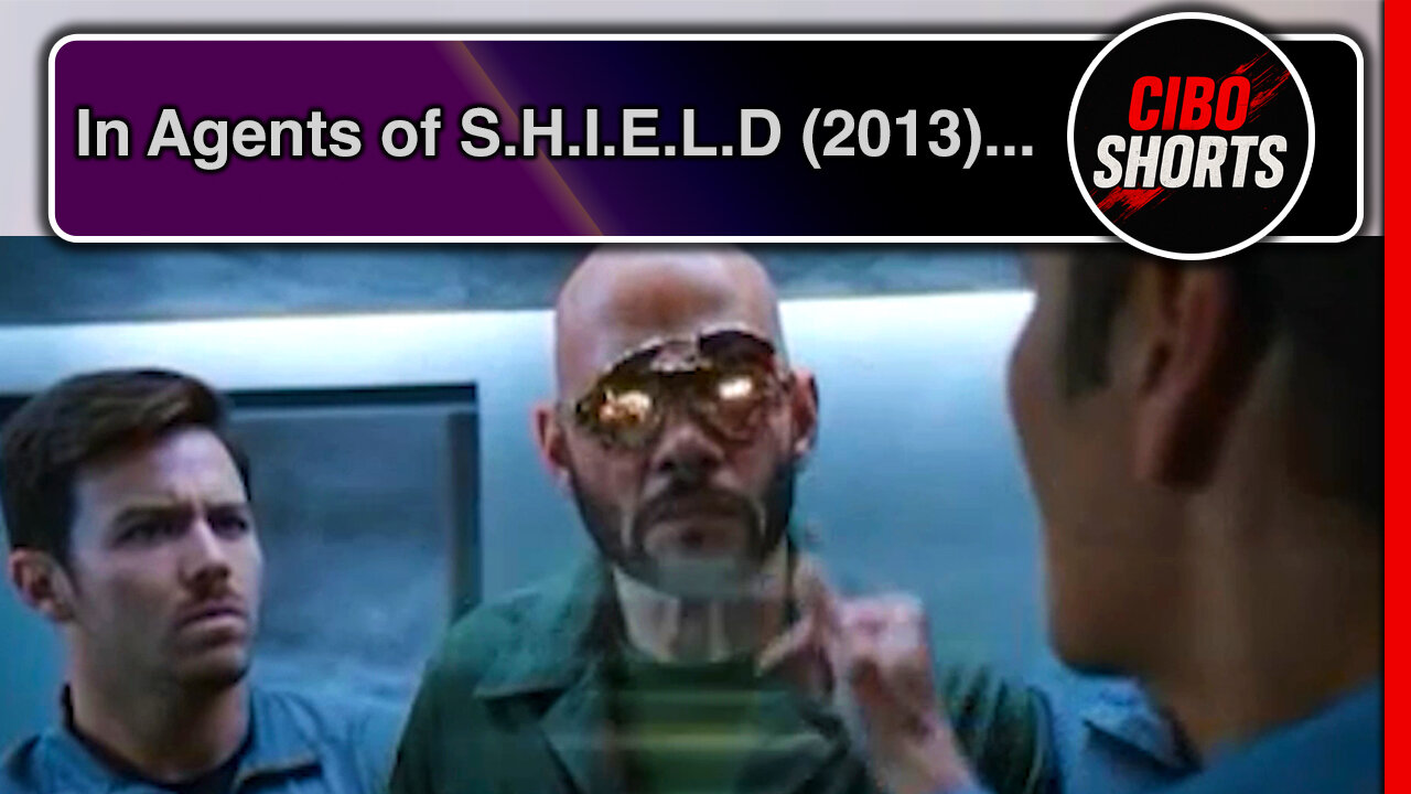 In Agents of S.H.I.E.L.D (2013), they covered his eyes for a reason
