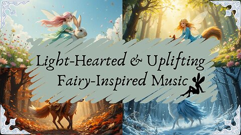 ✨💟Light-Hearted & Uplifting Whimsical Fairy Instrumental | Harp, Flute, Celesta, Gentle Strings