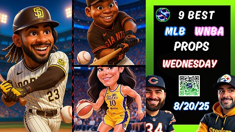 🔥9 HOT WEDNESDAY PRIZEPICKS MLB PROPS | 🏀 WNBA PROPS | ⚾️ MLB PICKS TODAY 8/20