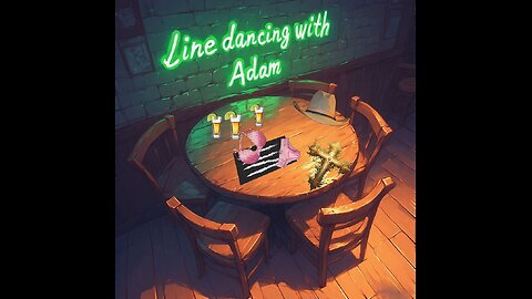 Line dancing with Adam