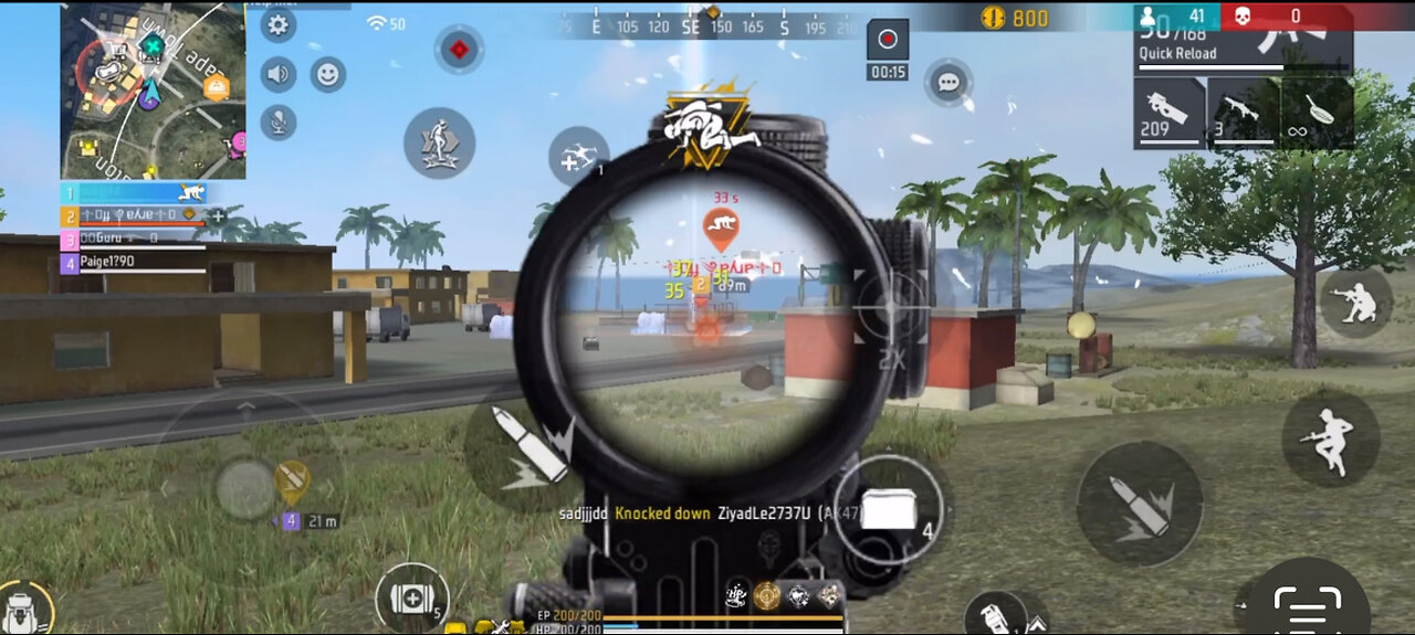 Free fire 🔥| Rank push 🤜 Gaming 🎮
