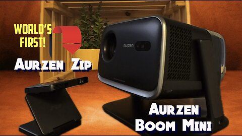 Aurzen Boom Mini Projector Review And Aurzen Tri-Fold Zip Review