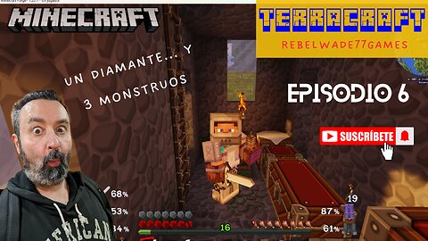 💎 ¡ENCONTRAMOS DIAMANTE y un MONSTRUO TENTACULAR! 😱 | Terracraft Ep.6