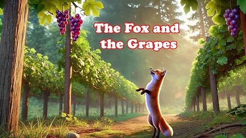 The Fox and the Grapes | Aesop’s Fable on Desire and Denial | Animated Moral Story