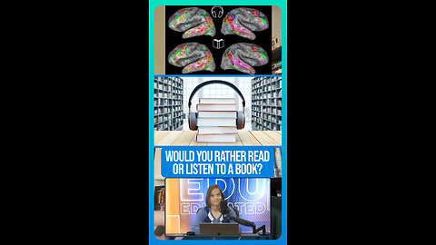 Would you rather read or listen to a book?