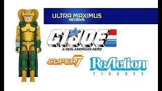 🔥 Serpentor | ReAction+ Figures | Super7