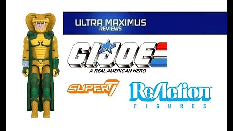 🔥 Serpentor | ReAction+ Figures | Super7