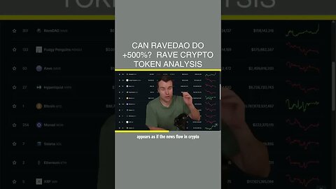 Can RaveDao Do +500%? 🤩 RAVE Crypto Token Analysis
