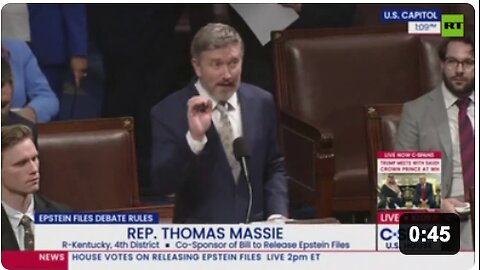 Thomas Massie on Epstein files bill