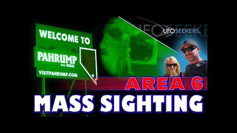 What is Happening over AREA 6? Mass Sighting on Night Vision!