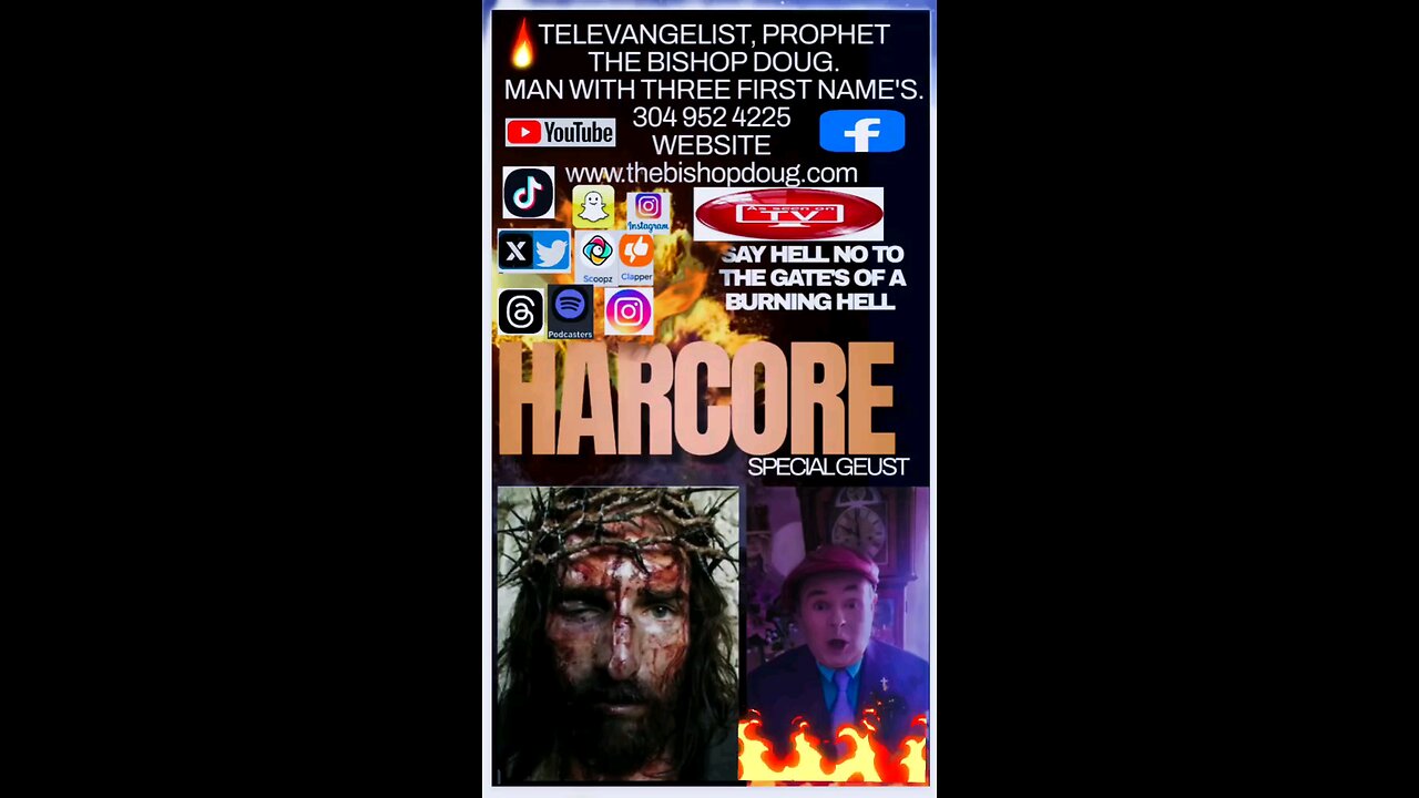 MY NEW WEBSITE www.thebishopdoug.com Televangelist The Bishop Doug. 304 952 4225