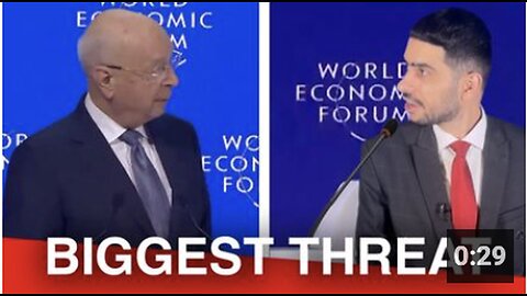 "Unexpected Guest Response at WEF Stuns Klaus Schwab"