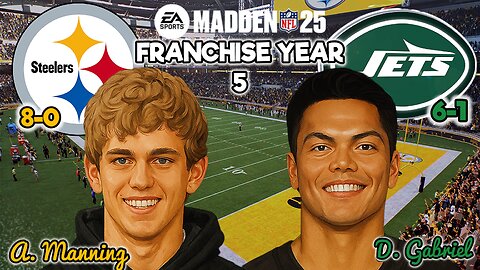 CAN ARCH MANNING OUT PLAY DILLION GABRIEL'S 6-1 JETS? (MADDEN NFL 25).