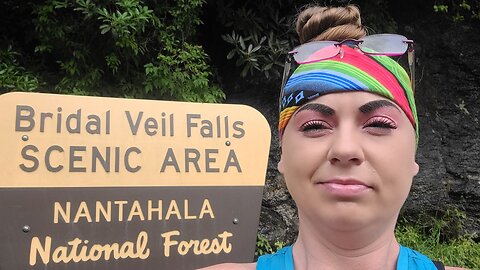 EXPLORING BRIDAL VEIL FALLS /NANTAHALA NATIONAL FOREST