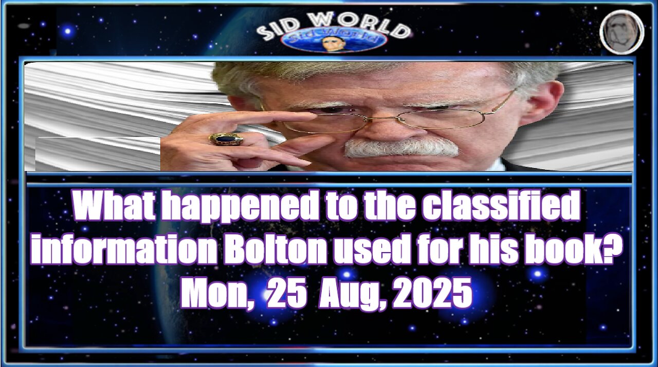 What happened to the classified information Bolton used for his book