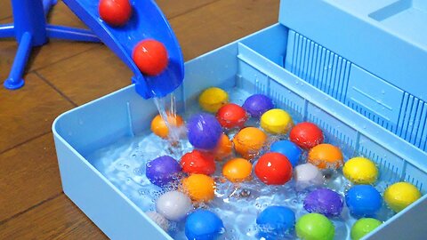 Marble Run Race☆Blue yellow somen slider 3 patterns