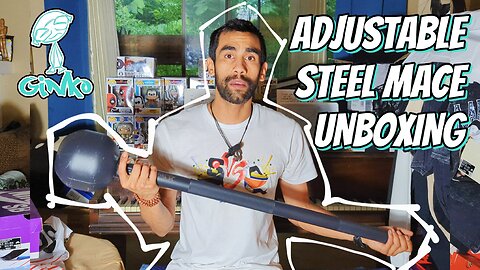 Unboxing Yes4All Adjustable Steel Mace from Amazon