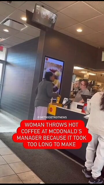 Woman throws hot coffee at McDonald’s manager in #Saginaw after argument over wait time. #japd