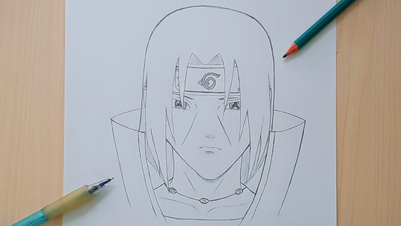 How to Draw Itachi Uchiha - Naruto | Step By Step Easy