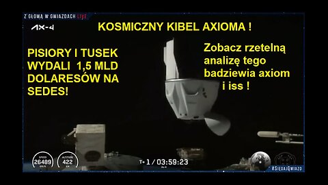 2-DRAGON DOKOWANIE POWITANIE ISS Station SŁAWOSZ UZNAŃSKI FLAT EARTH AXIOM SPACEX NASA Płaska ziemia