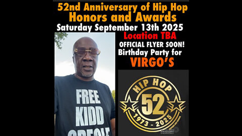 NIMH Ep #840 The 52nd Anniversary of Hip Hop Honors & Awards September 13th 2025