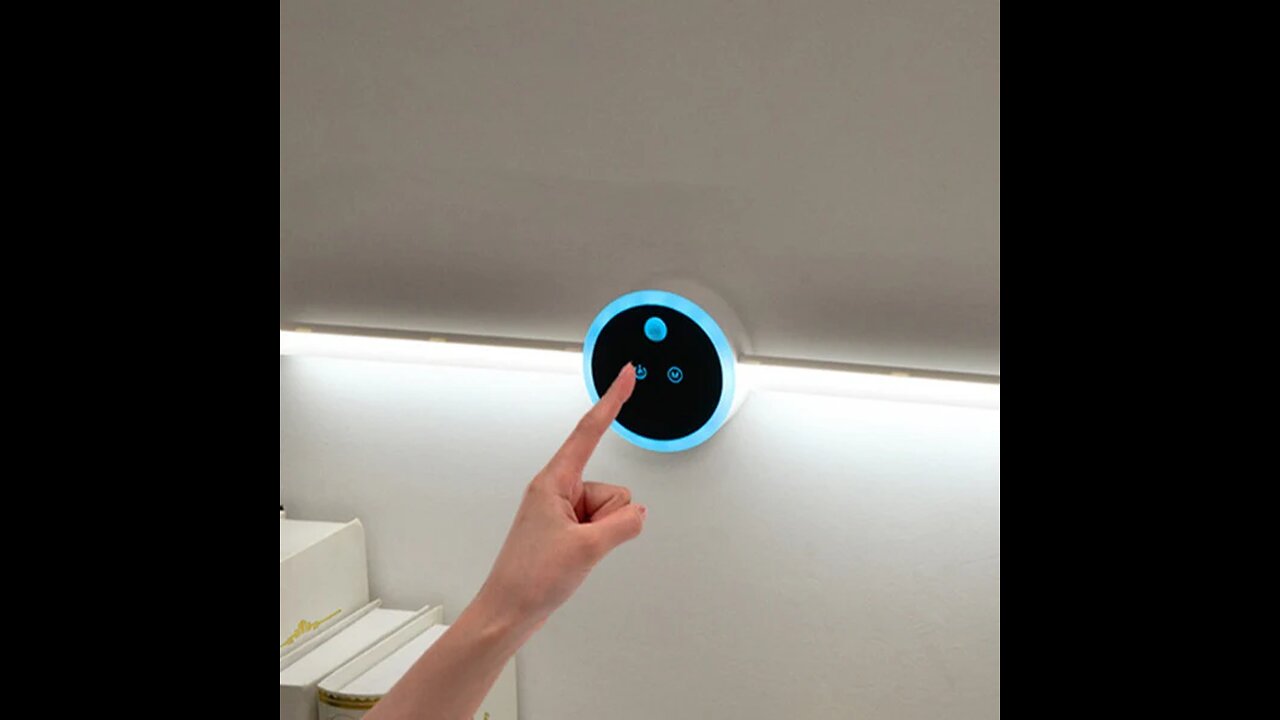 Rechargeable Stick-on Motion Sensor Night Light, for Home, Bedroom, Hallway & More
