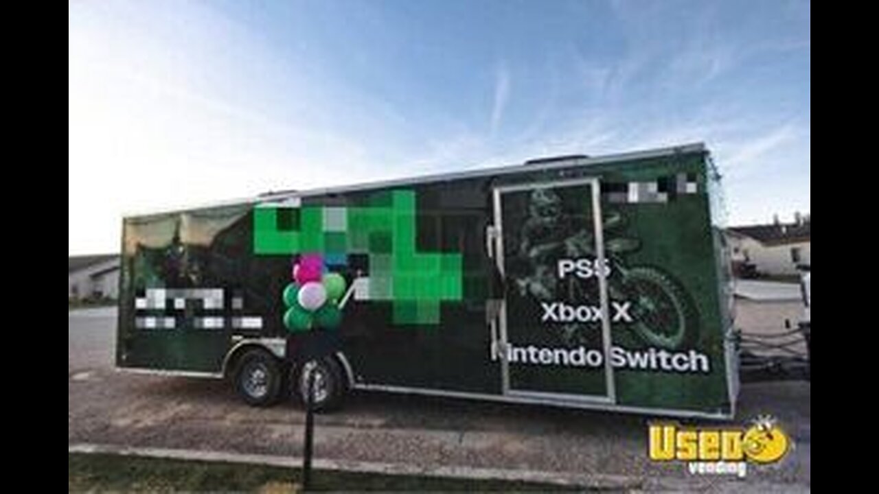 Turnkey & Ready to Go! 2023 Continental Cargo Video Gaming Trailer for Sale in Idaho!