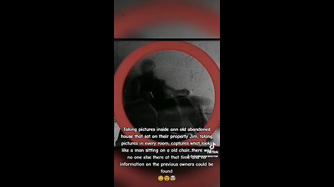 Ghost captured in chair