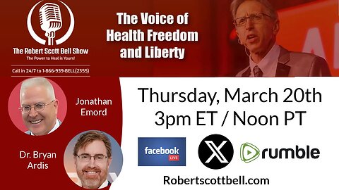 Jonathan Emord, Homeschool Bill, Fauci’s Pardon, Operation Stork Speed, Dr. Bryan Ardis, Beljanski Cancer Conference - The RSB Show 3-20-25