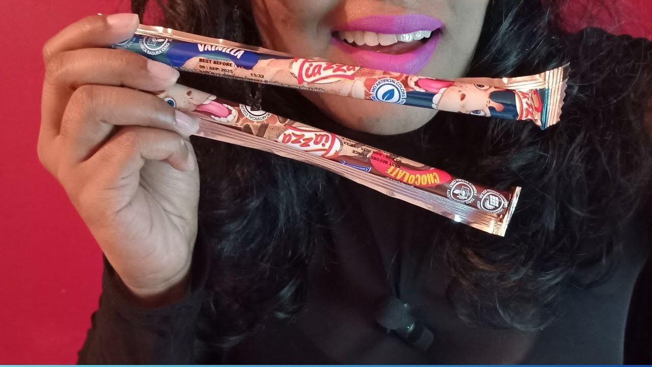 Chcolate wafer chewing