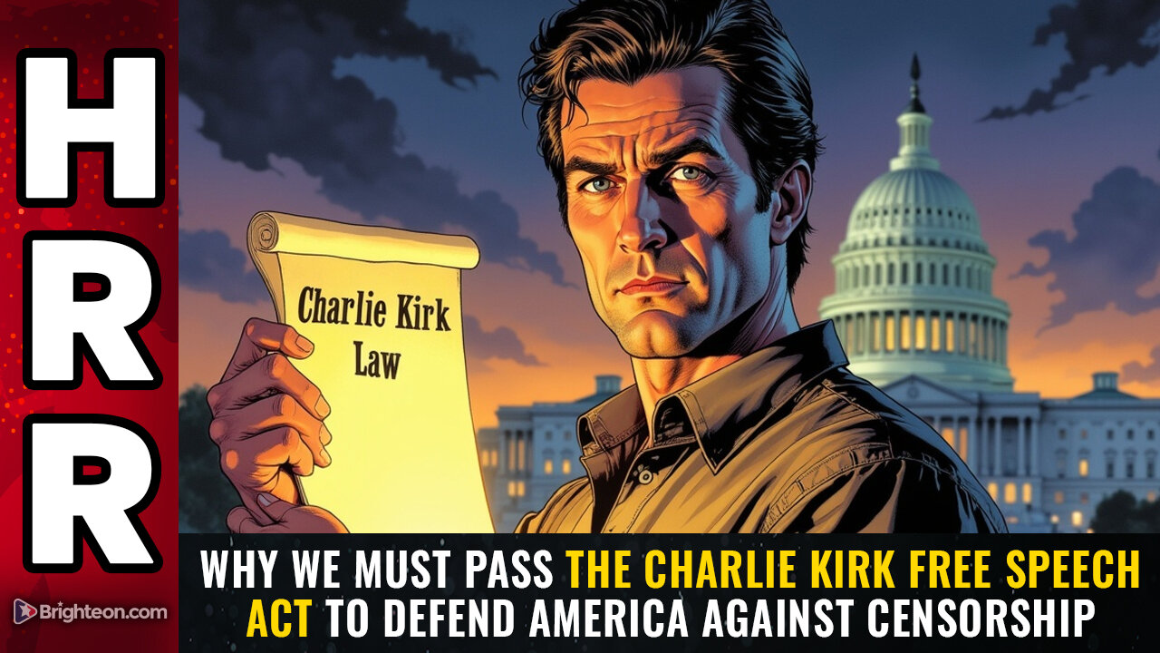 Why we MUST pass the Charlie Kirk Free Speech Act to defend America against censorship