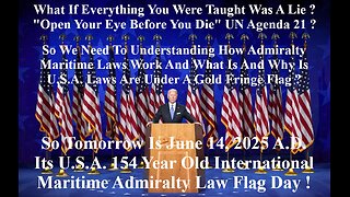 So Tomorrow Is June 14 2025 Its 154 Year Old International Maritime Admiralty Law Flag Day 2025