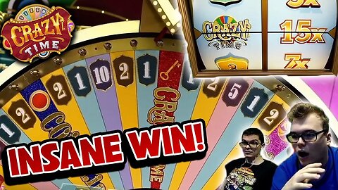 15X CRAZY TIME WIN LEAVES US SPEECHLESS!