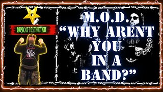 ✠M.O.D. LIVE | "why arent you in a band"?✠
