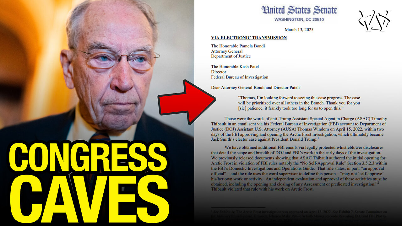 Grassley EXPOSES FBI Plot Against Trump