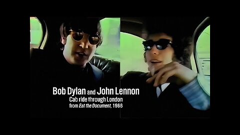 Bob Dylan and John Lennon, 1966 - remastered