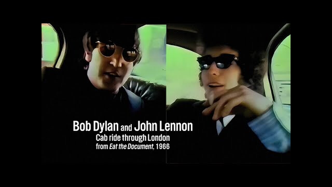Bob Dylan and John Lennon, 1966 - remastered