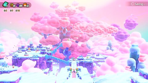 Super Mario Bros. Wonder (World 2 Fluff-Puff Peaks)