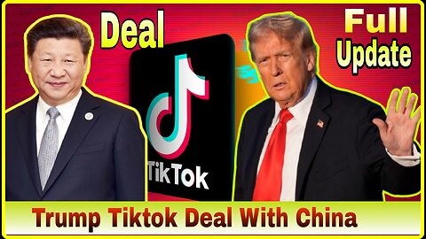 Trump Explosive TikTok Deal With China #trump